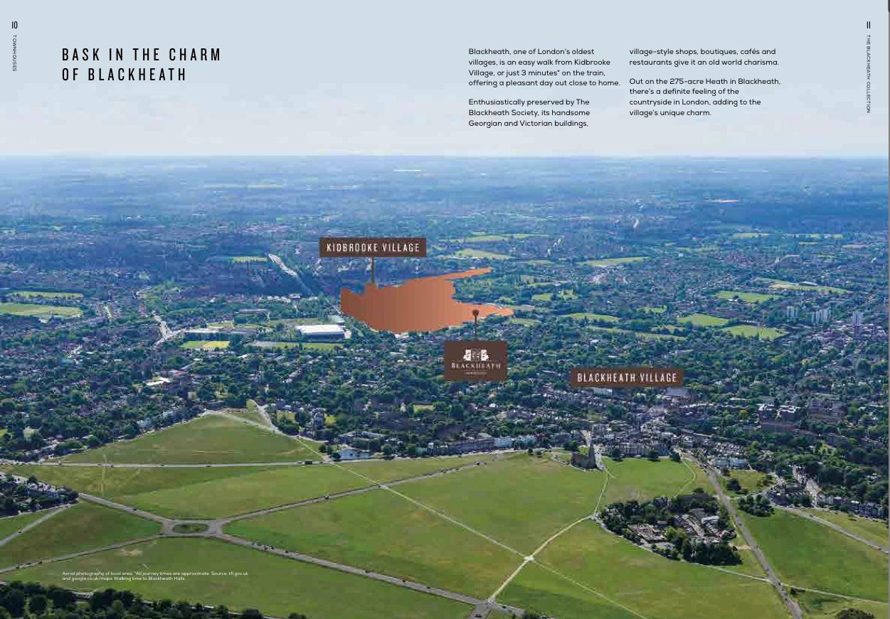 The Blackheath Collection Townhouses — Spacious 4 Bedroom — 3 Bathroom TownHomes — Greenwich SE3 9YY — Kidbrooke Village