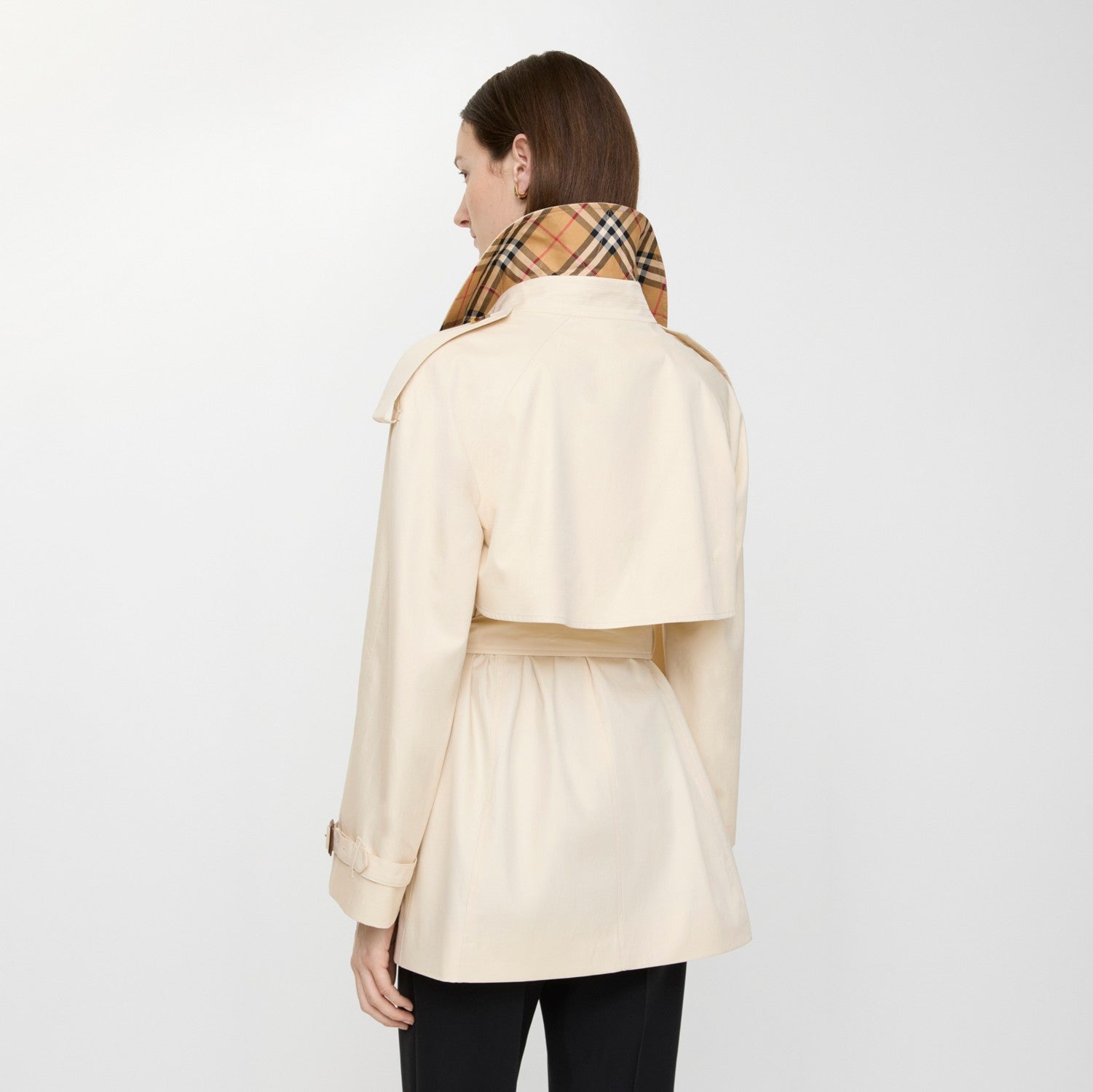 Short Tropical Gabardine Fitzrovia Trench Coat