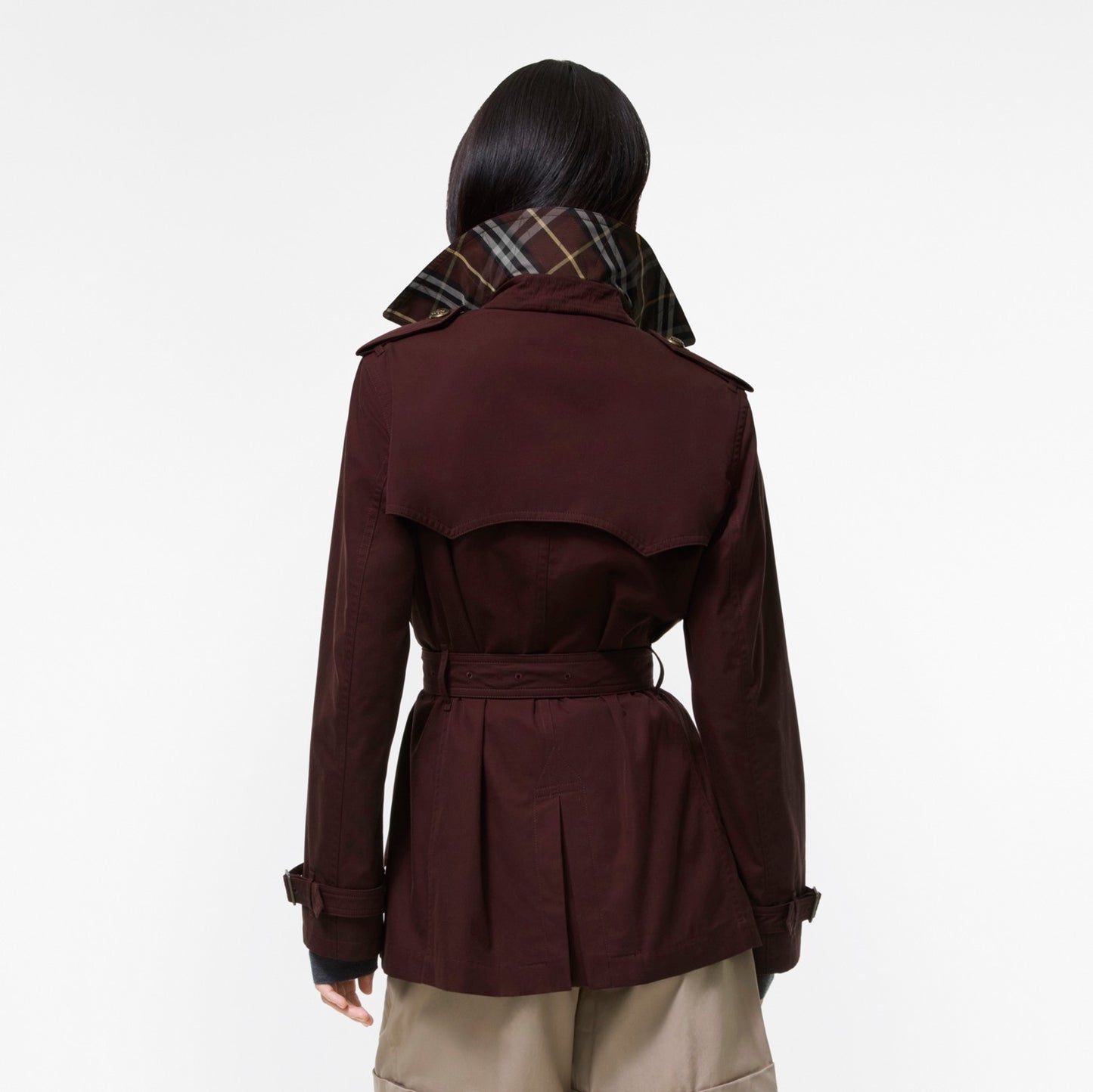 Short Tropical Gabardine Foxfield Trench Coat