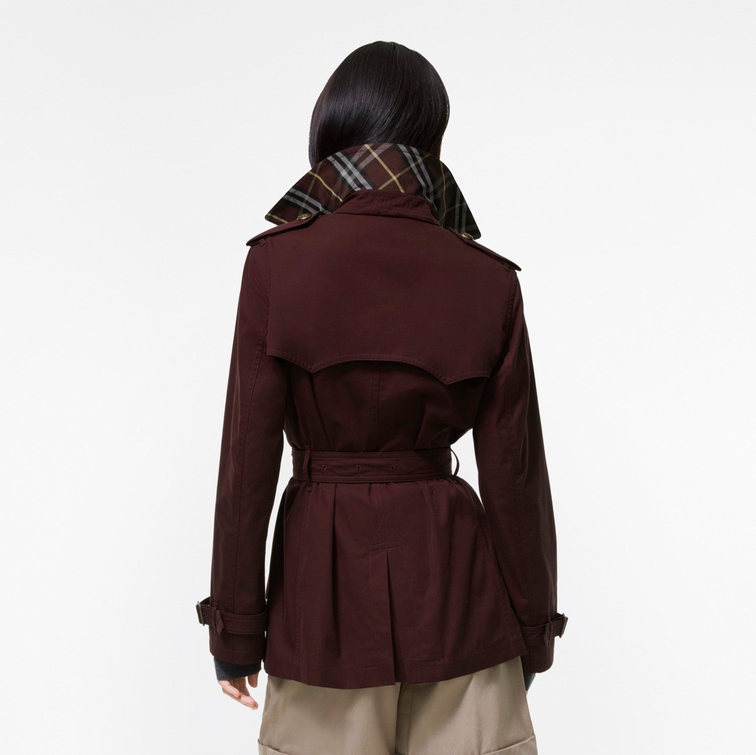 Short Tropical Gabardine Foxfield Trench Coat