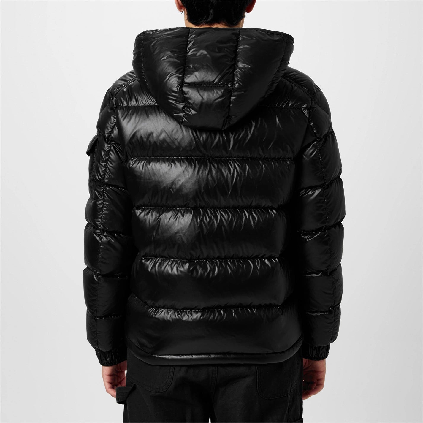MONCLER Men's Maya Waterproof Down Detachable Hood Short Puffer Jacket