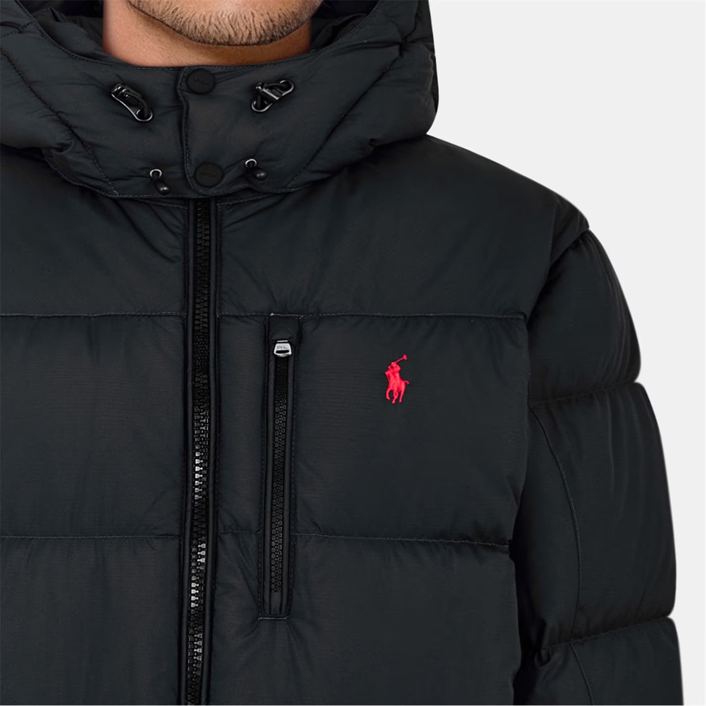 Men's El Cap Water Resistant Duck Down Detachable Hood Short Puffer Jacket