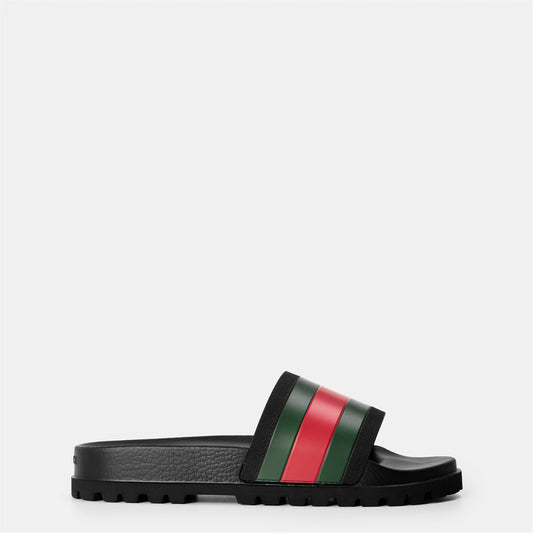 Men's Web Rubber Slide Sandals