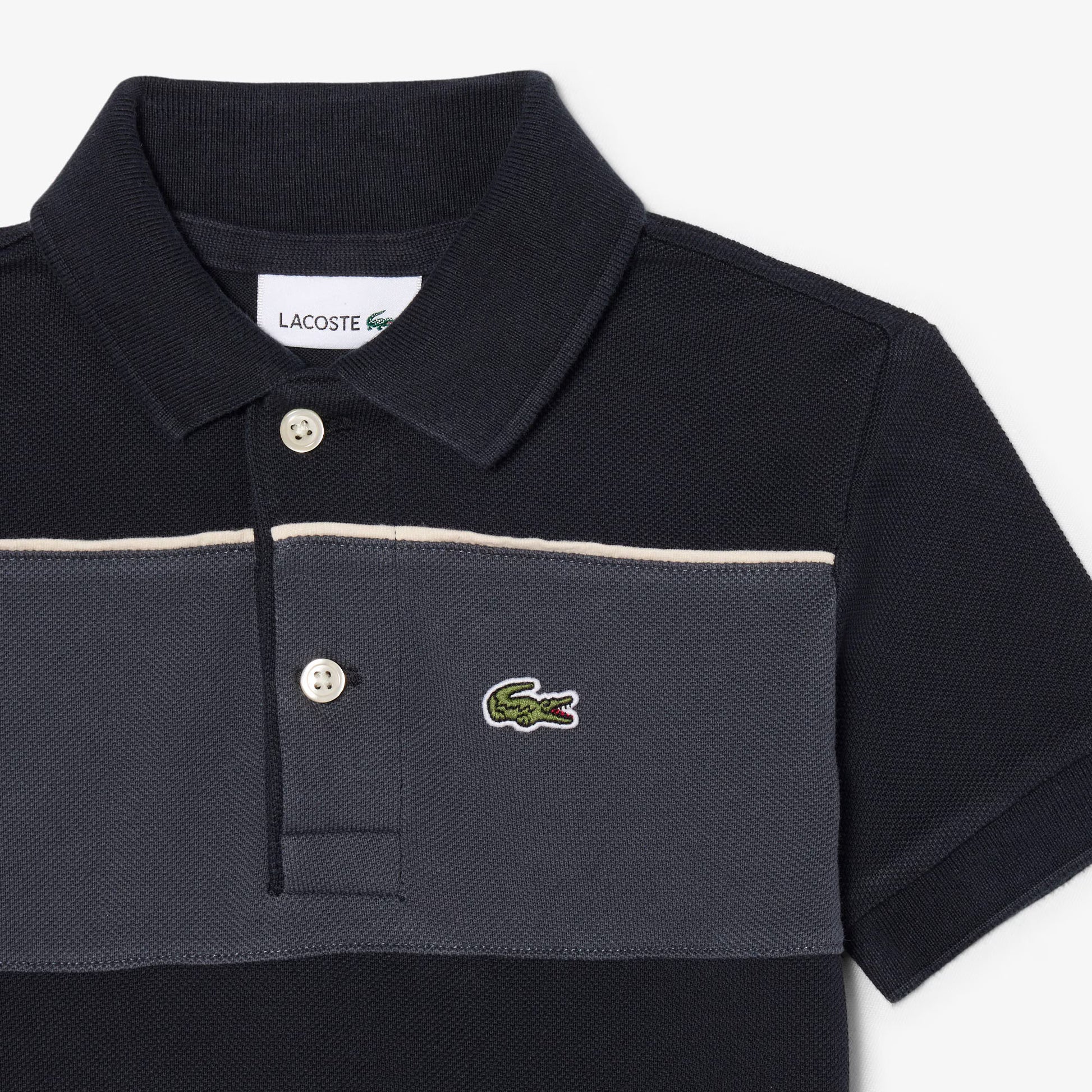 Colorblock Petit Piqué Polo Shirt