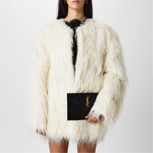 Uptown Crocodile Clutch Bag