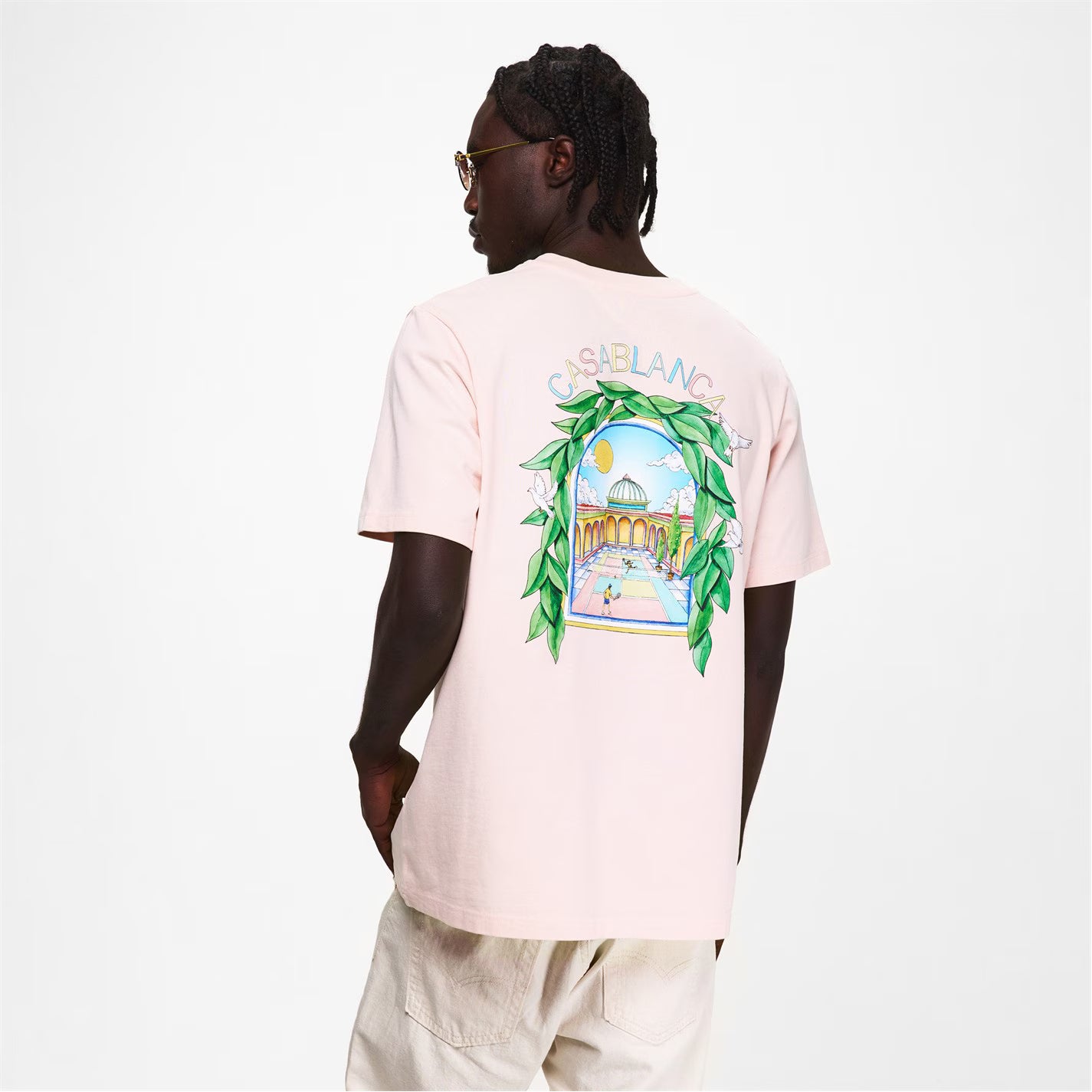Men's Graphic Cotton L'Arche Tennis Club T-Shirt