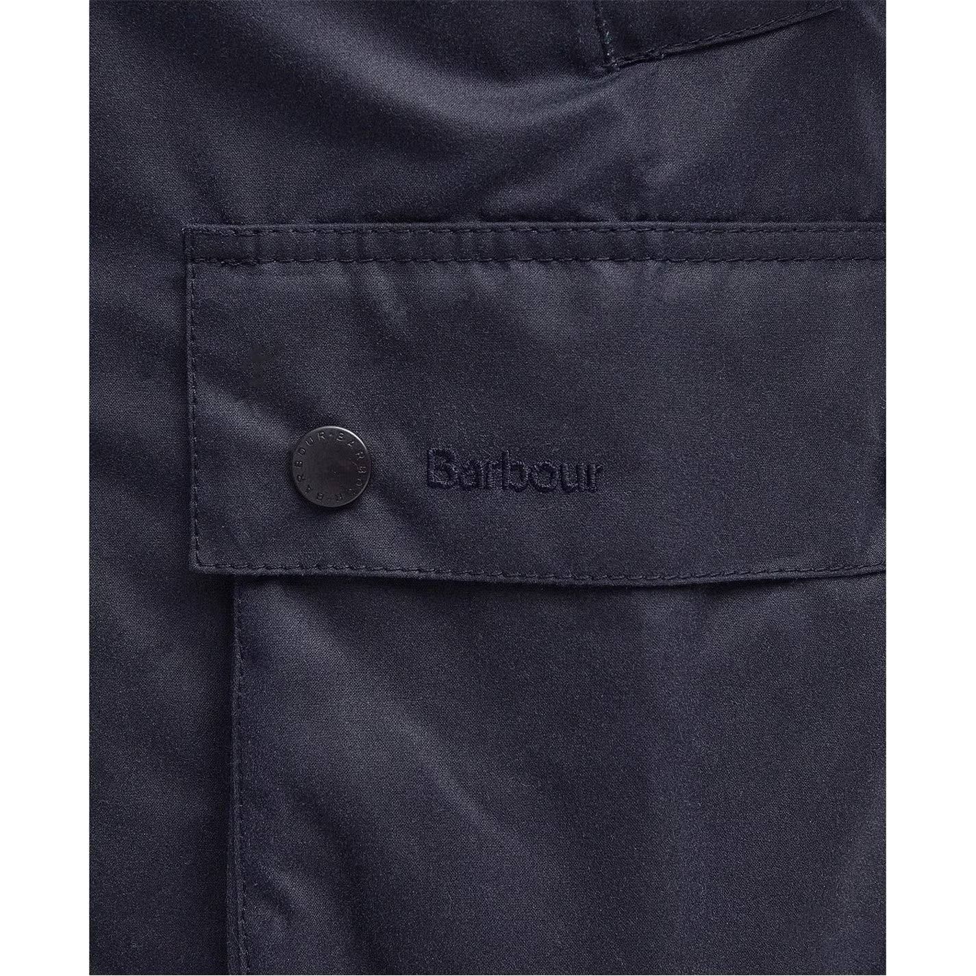 Mens Ashby Water Resistant Windproof Long Sleeve Wax Jacket