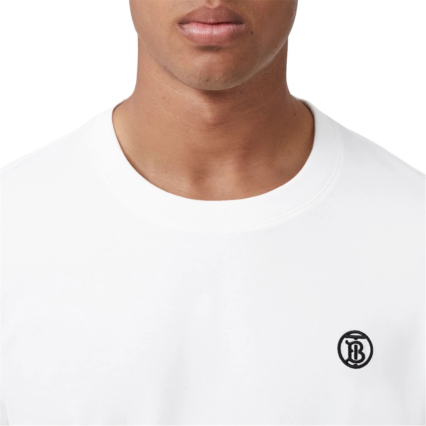 Men's Monogram Motif Cotton T-Shirt
