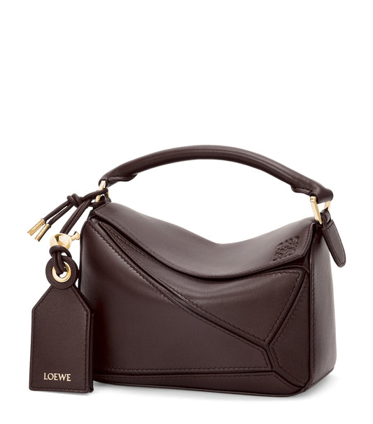 LOEWE Mini Leather Puzzle Top-Handle Bag