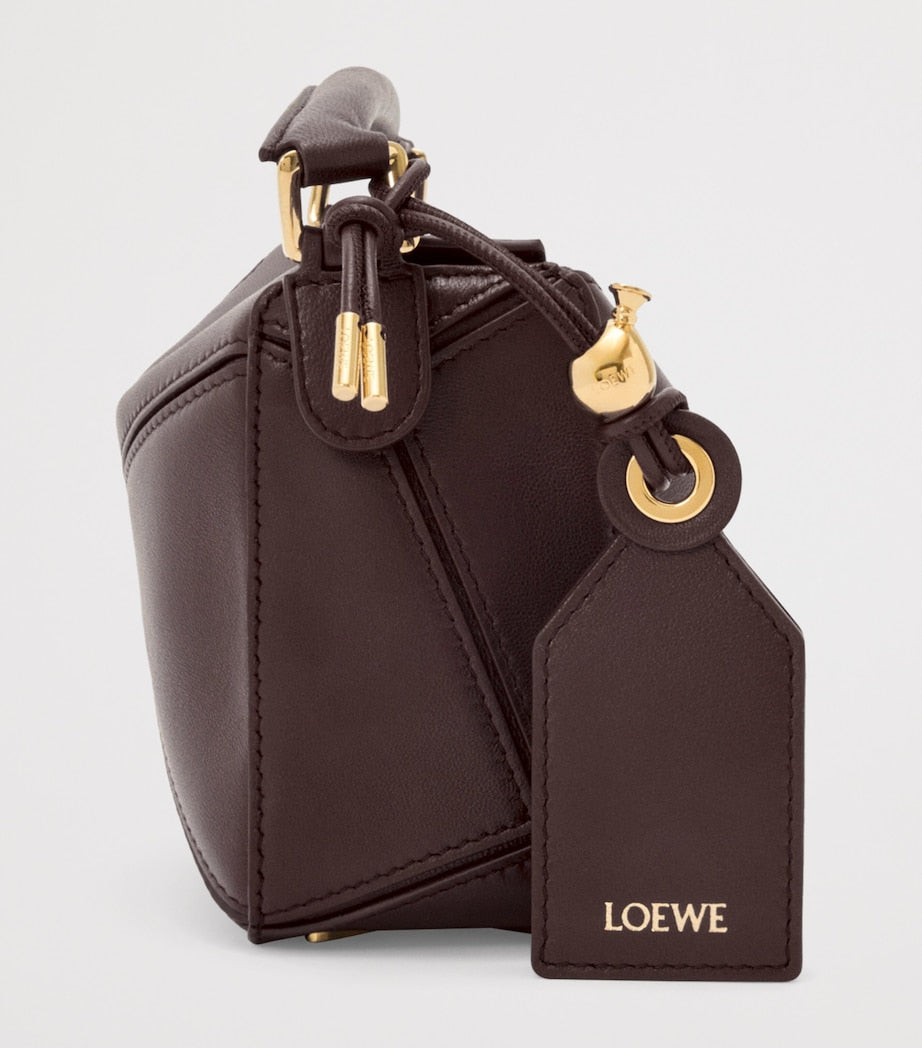 LOEWE Mini Leather Puzzle Top-Handle Bag