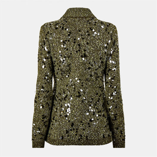 GUCCI Sequin Knit Cardigan