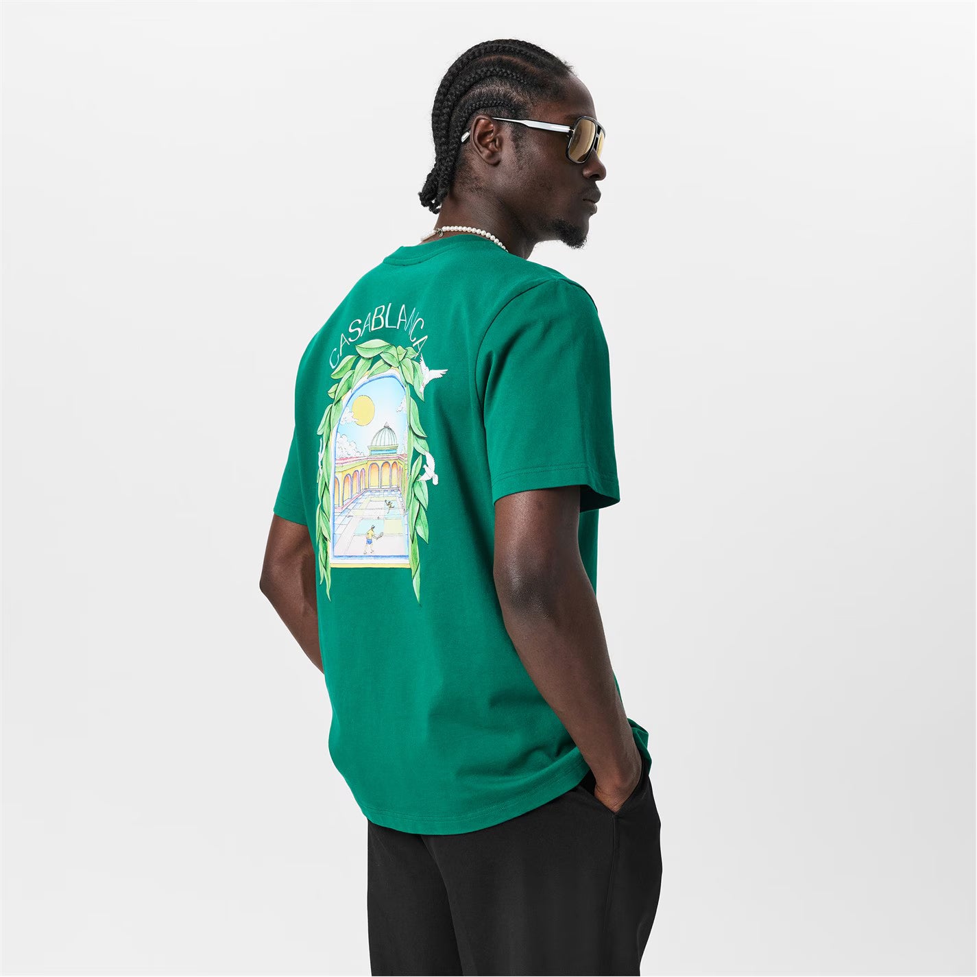 Men's Graphic Cotton L'Arche Tennis Club T-Shirt