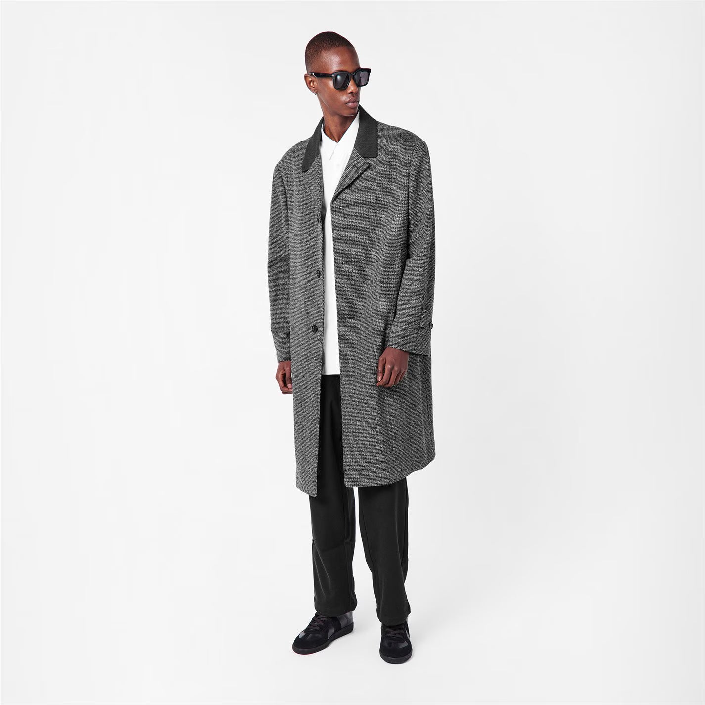Men's Tweed Overcoat