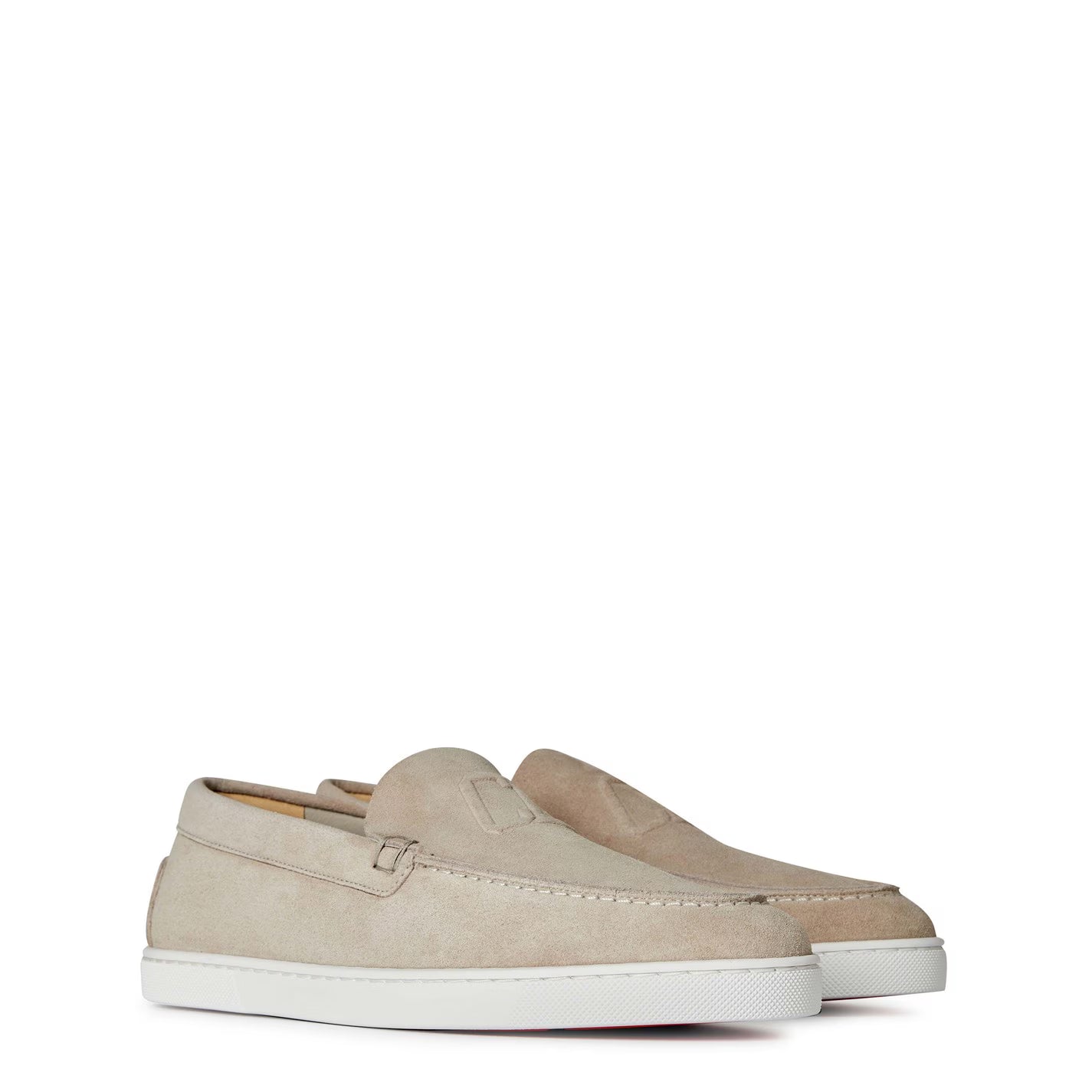 CHRISTIAN LOUBOUTIN Men's Varsiboat Suede Boat Shoes
