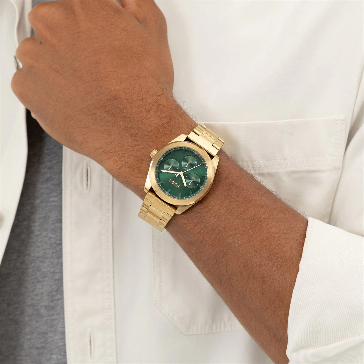 Gents HUGO #BRIGHT SPORT Bracelet Watch