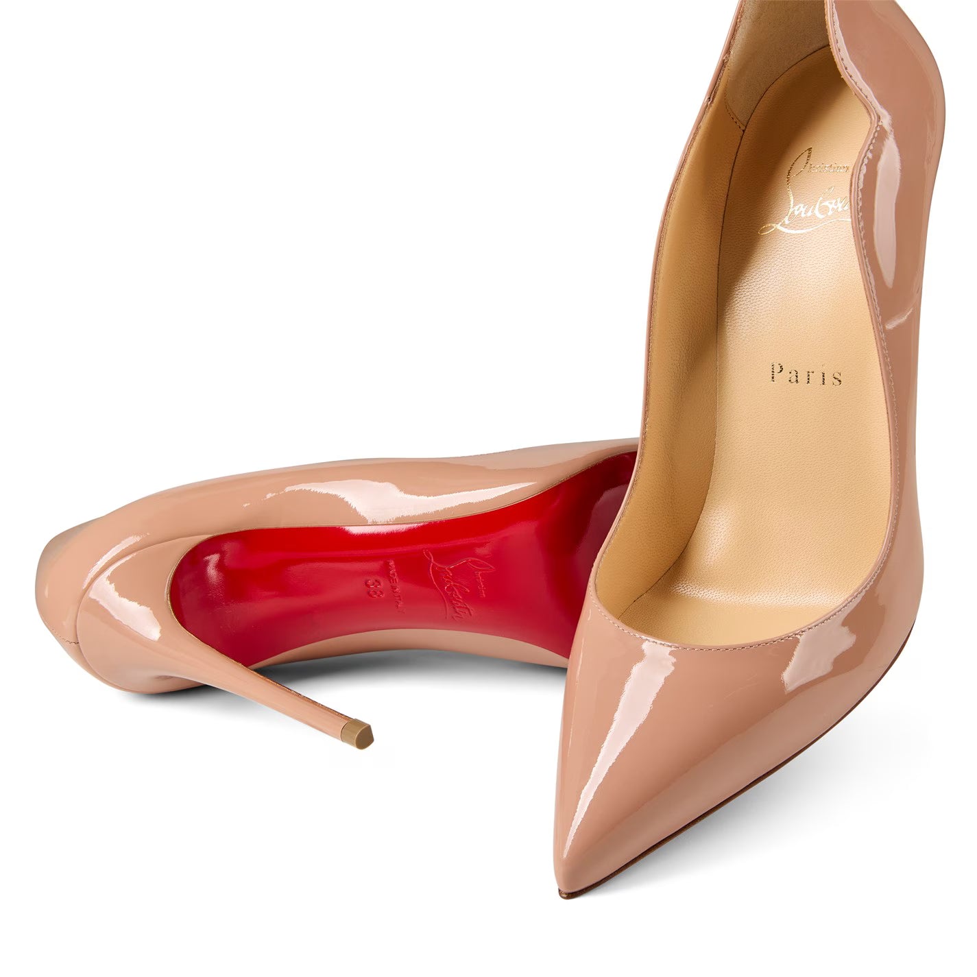 Women's Hot Chick Leather Pumps, 100mm