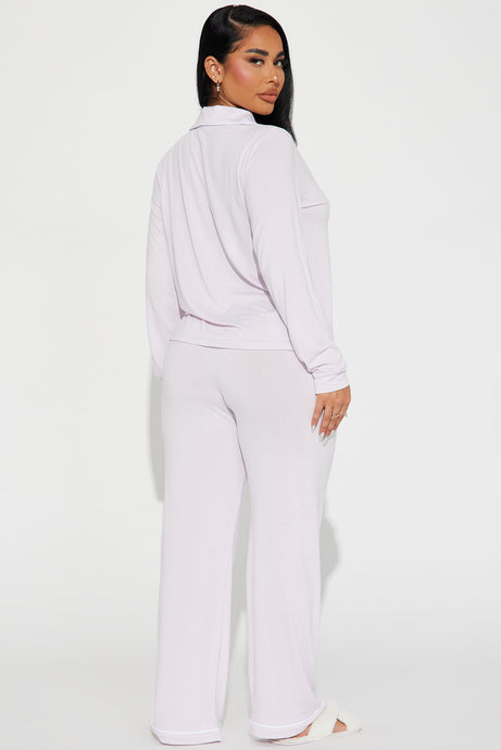 In The Morning PJ Pant Set - Lavender