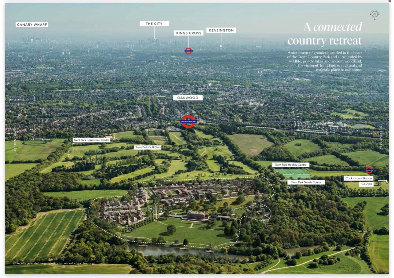 Trent Park — 1 2 3 4 and 5 Bedroom Family Homes — Luxury Town Houses — Apartments — Duplexes — Historic Country Estate — Modern Wellness Amenities — Enfield London — New ✨