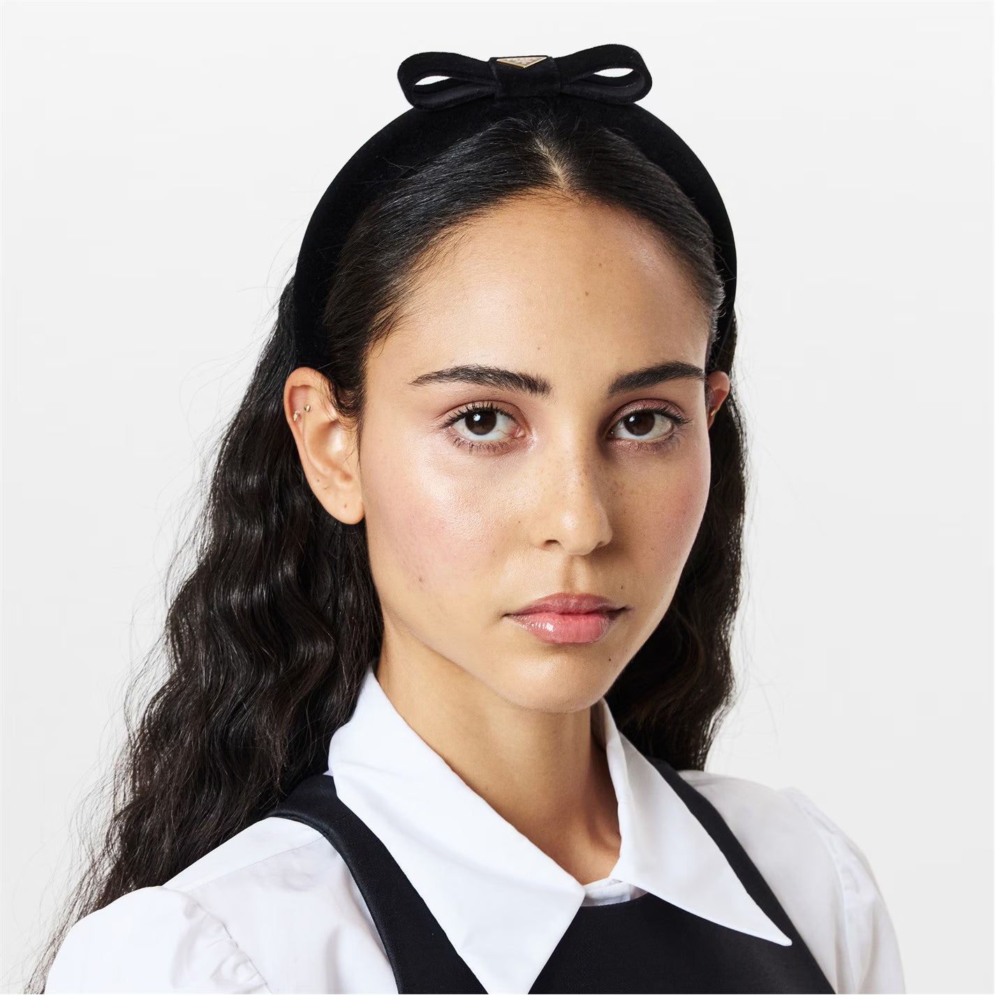 PRADA Velvet Bow Headband