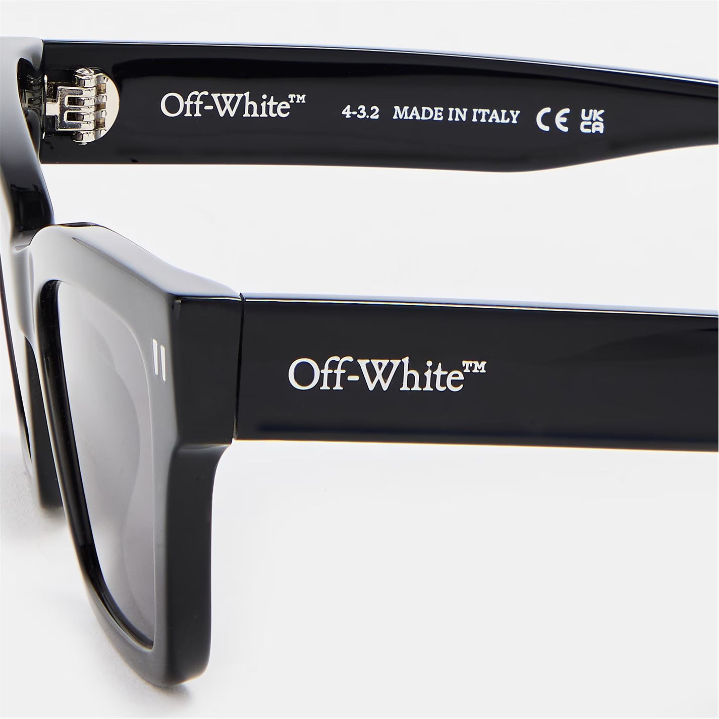 OFF WHITE Cincinnati 53 - Tortoise Shell Acetate Made in Italy Cat Eye Sunglasses