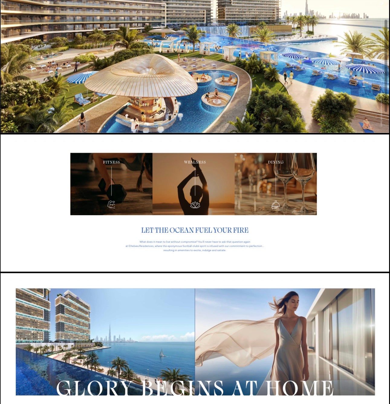 Chelsea Residences 1-2-3 Bedroom Ultra Luxury Homes — Dubai Maritime City