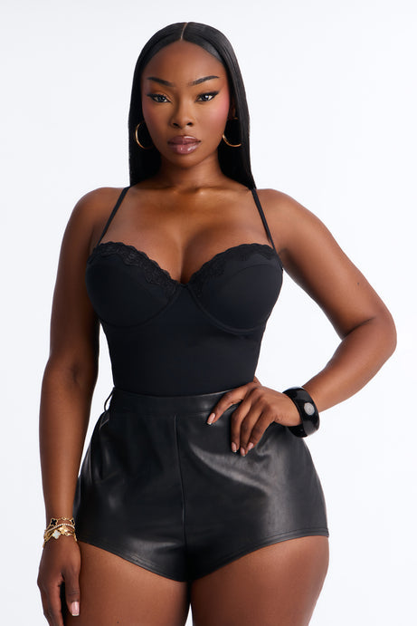 Luminous Love Padded Sweetheart Neck Tank Top