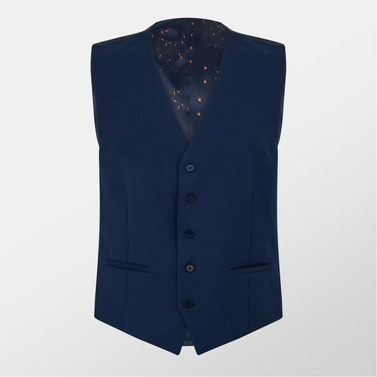 Men's Textured Slim Waistcoat