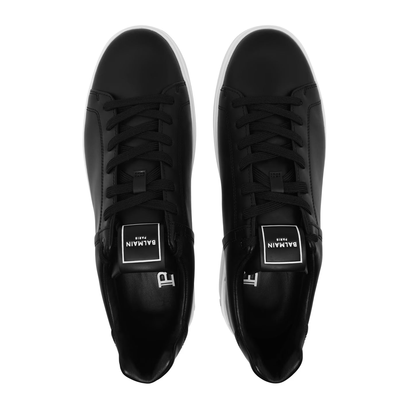 BALMAIN Men's B-Court Classic Leather Trainers