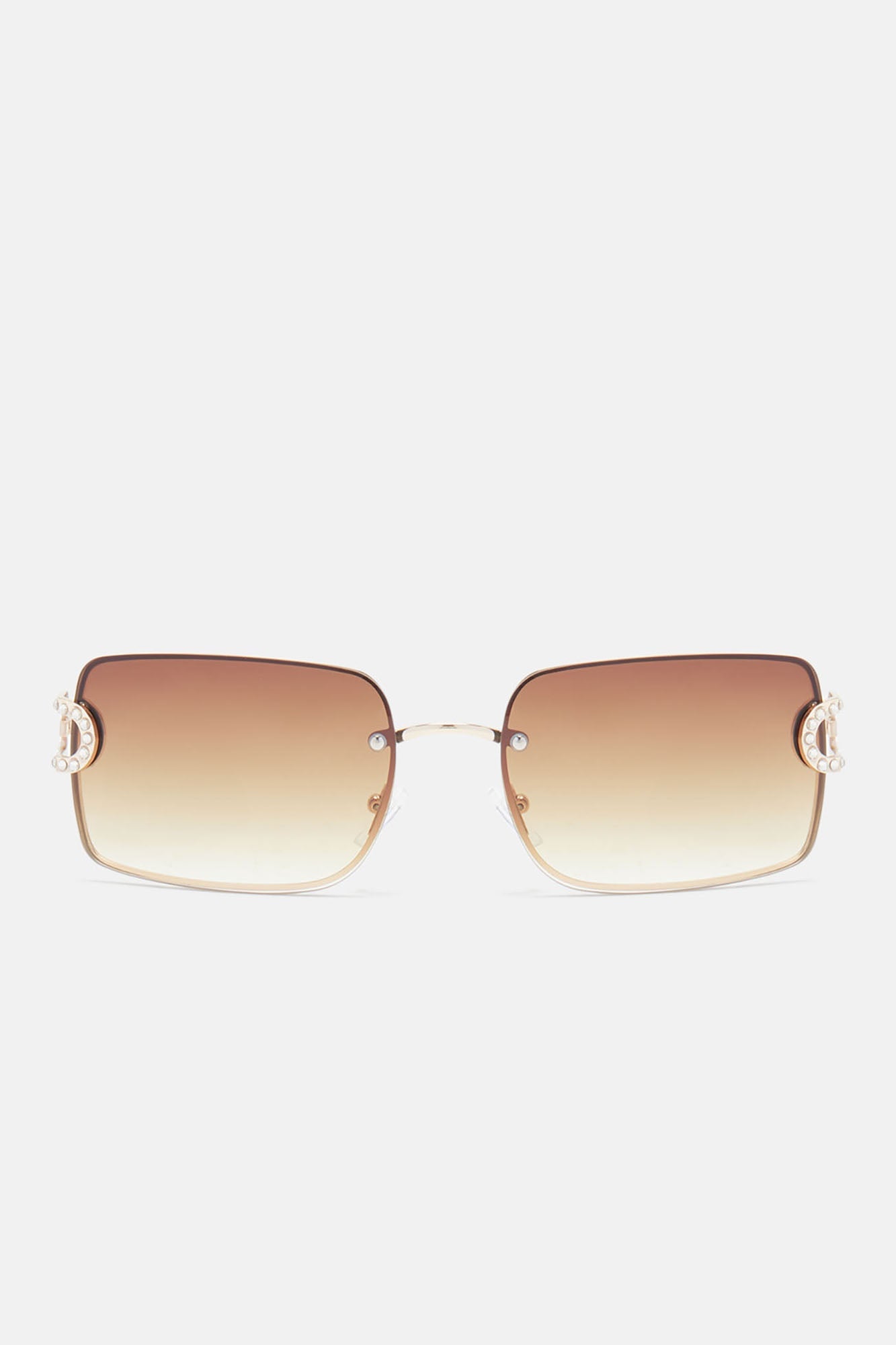 Made Me Feel Nice Sunglasses - Brown