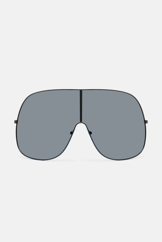 Can't See You Anymore Sunglasses - Black