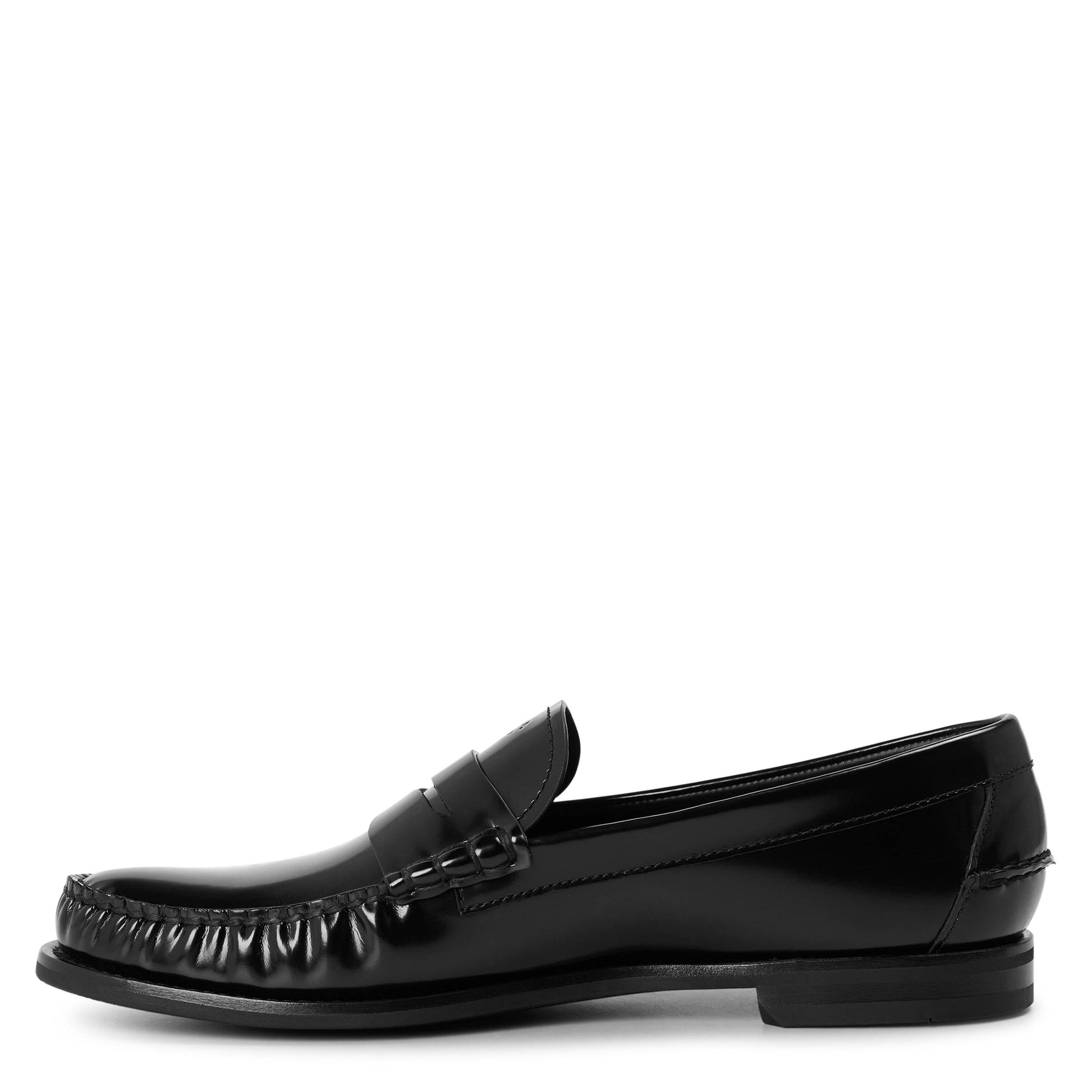 Prada Men's Foil Mocassin Loafers