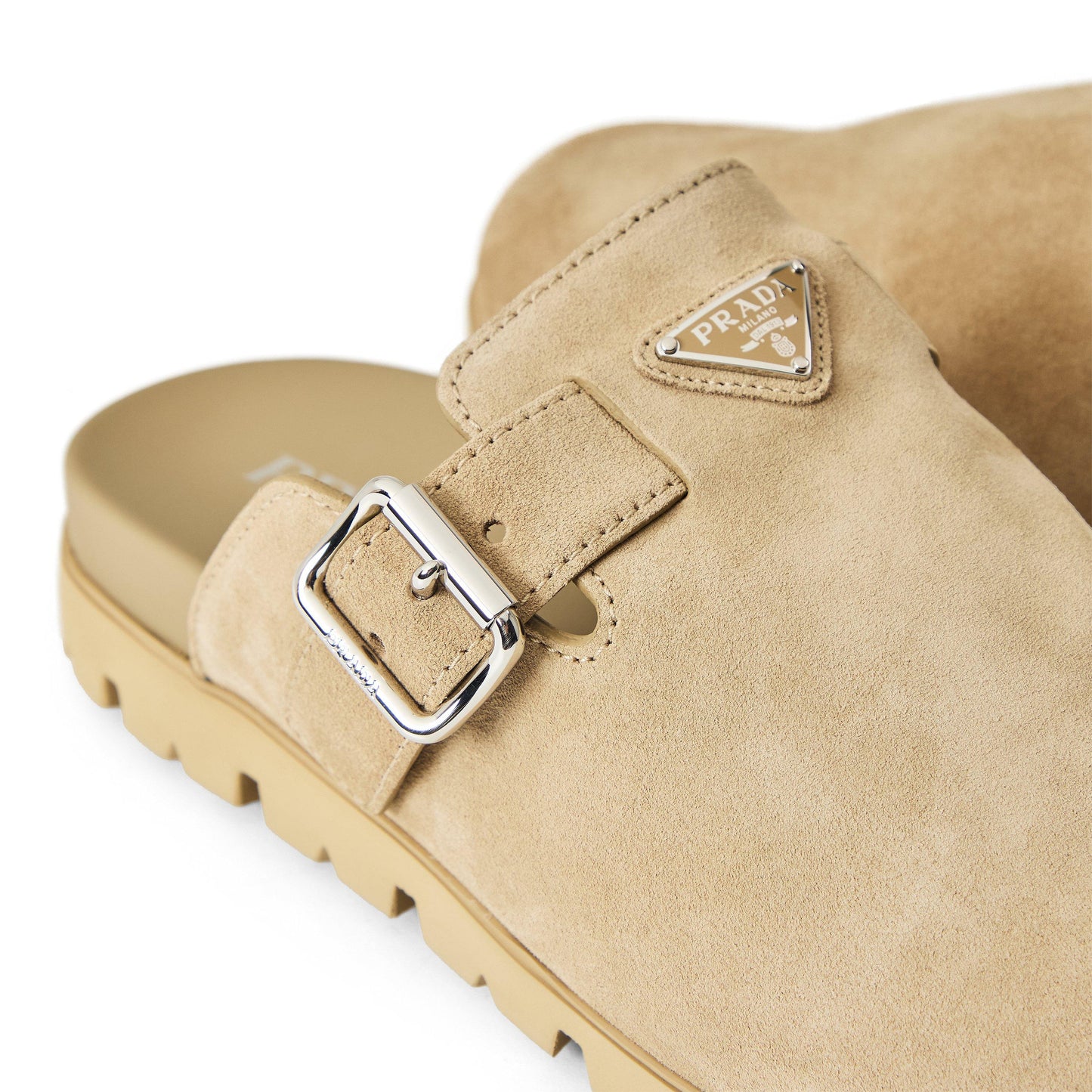 Prada Men's Sabot Mule Flat Mules