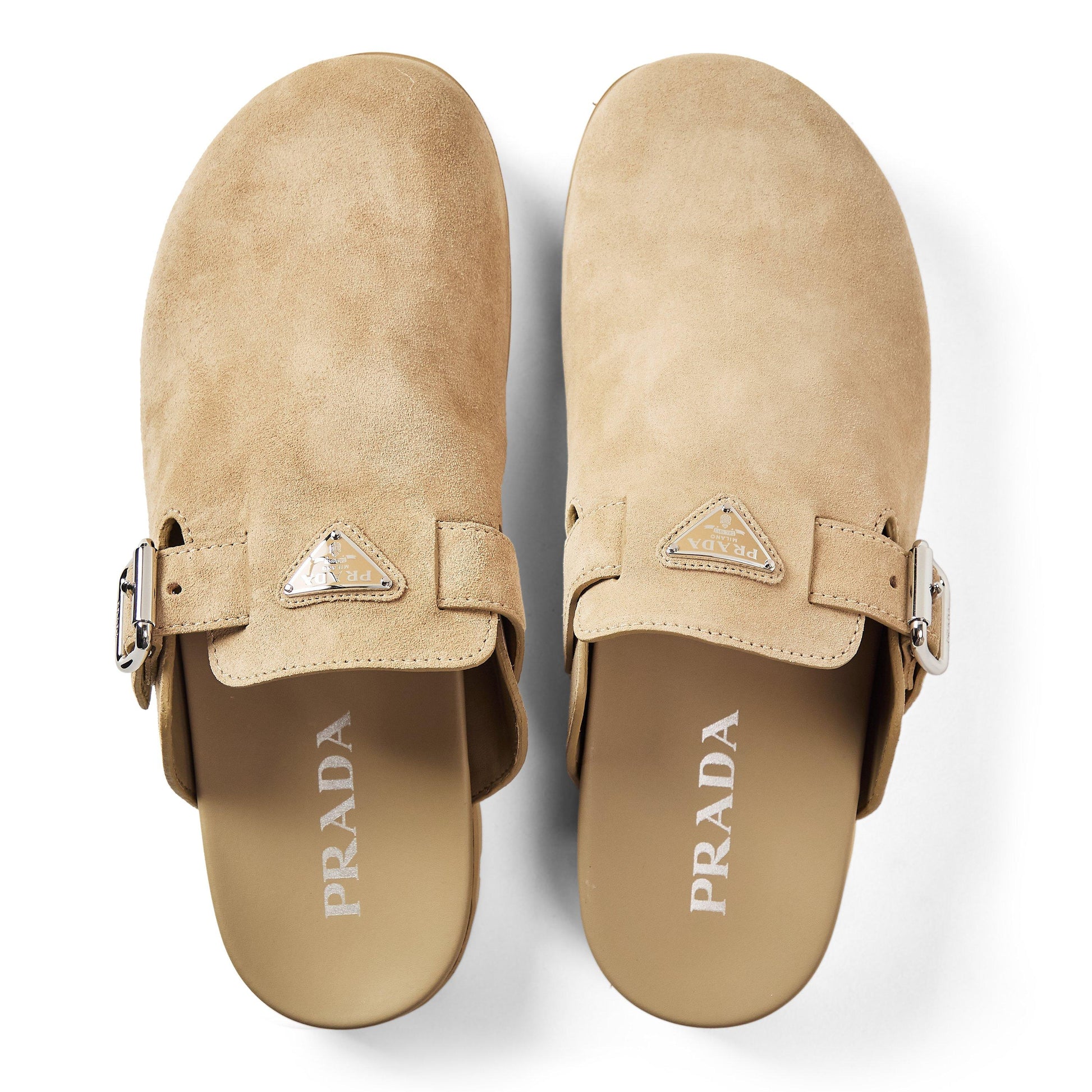 Prada Men's Sabot Mule Flat Mules