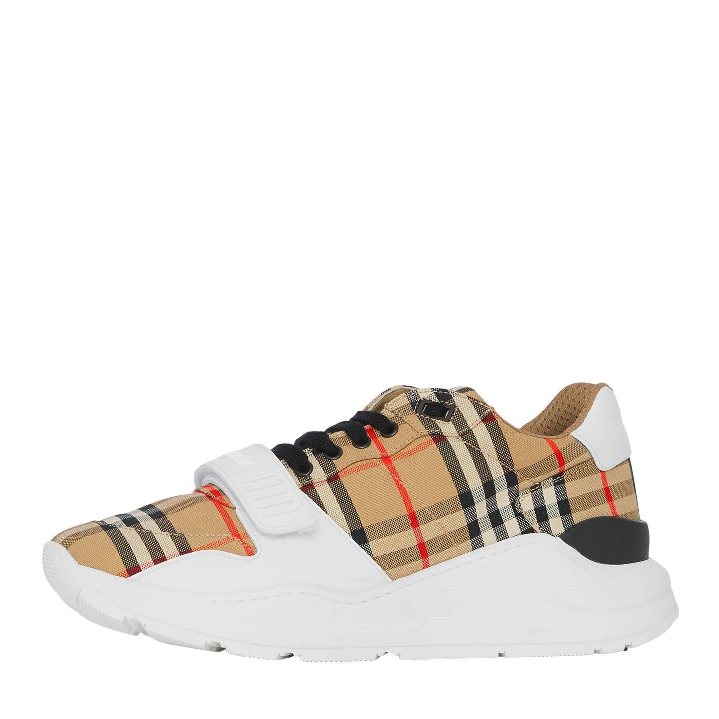 Burberry Men's Regis Check Cotton Trainers
