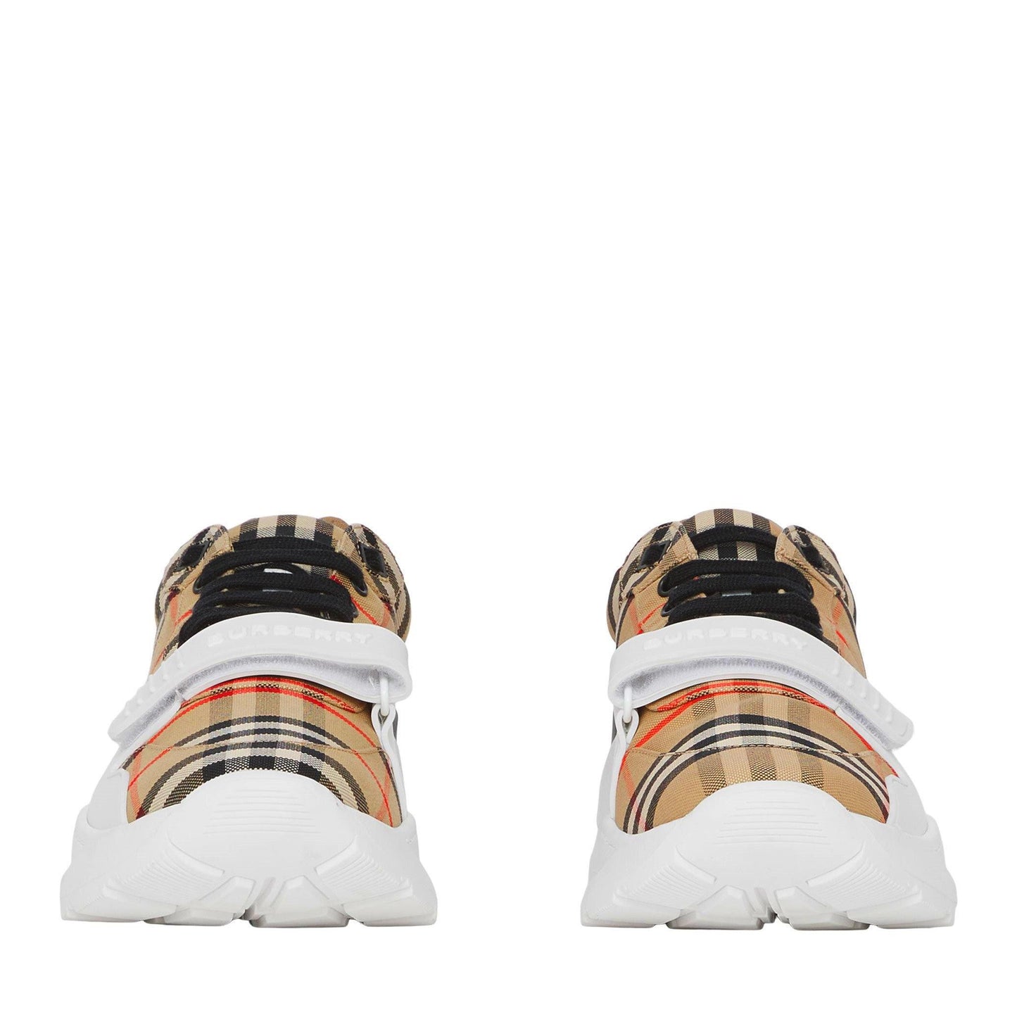 Burberry Men's Regis Check Cotton Trainers