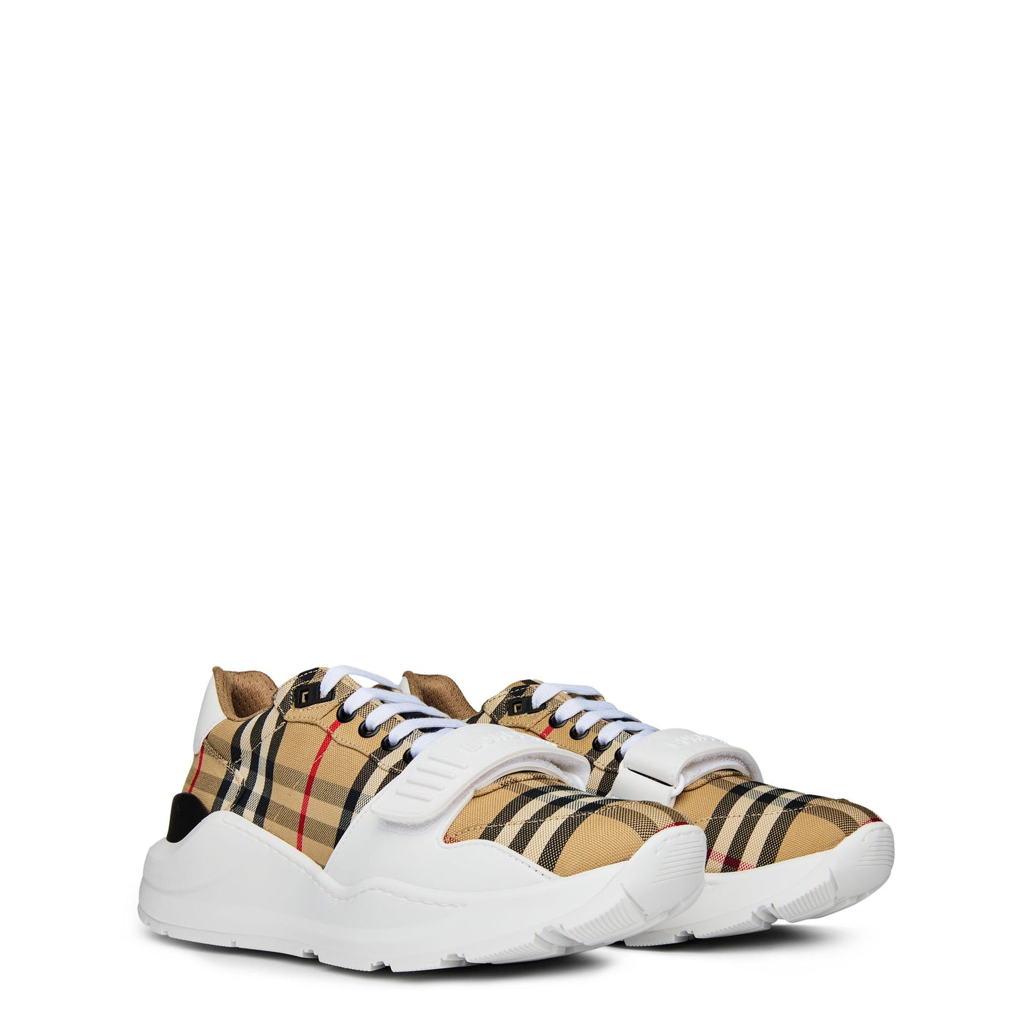 Burberry Women's Check Cotton New Regis Trainers