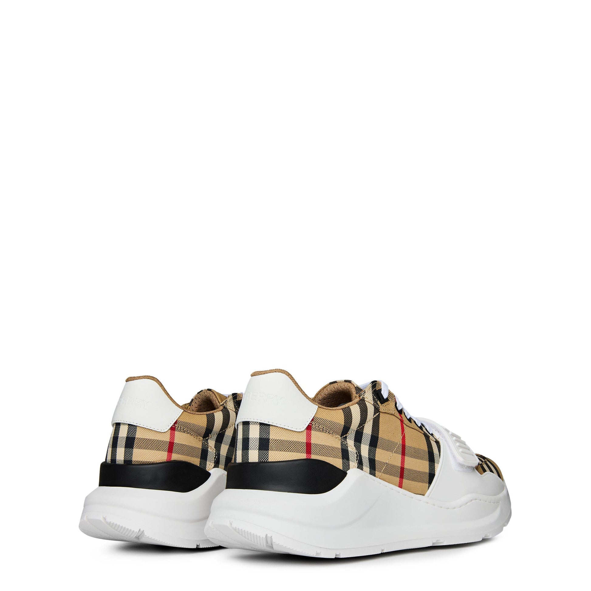 Burberry Women's Check Cotton New Regis Trainers