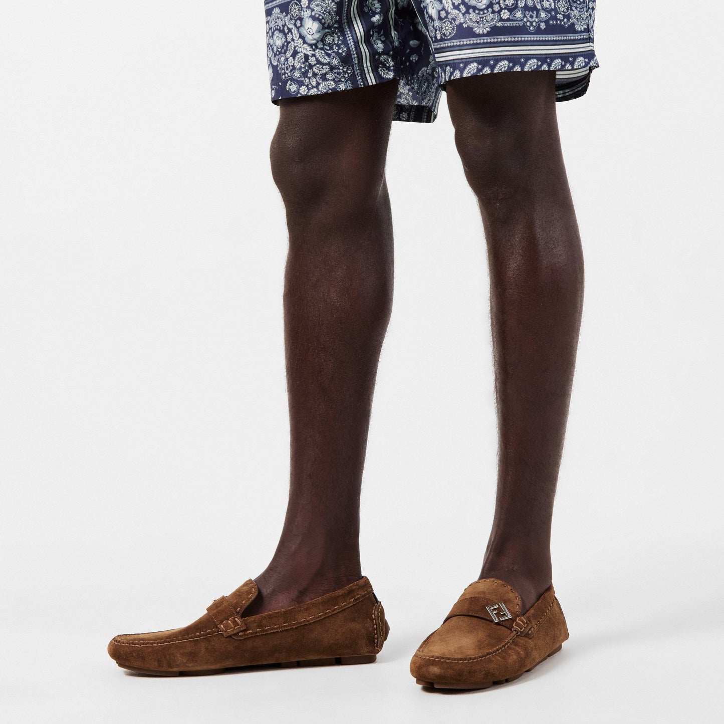 Fendi Men's Italian Slip-On Loafers