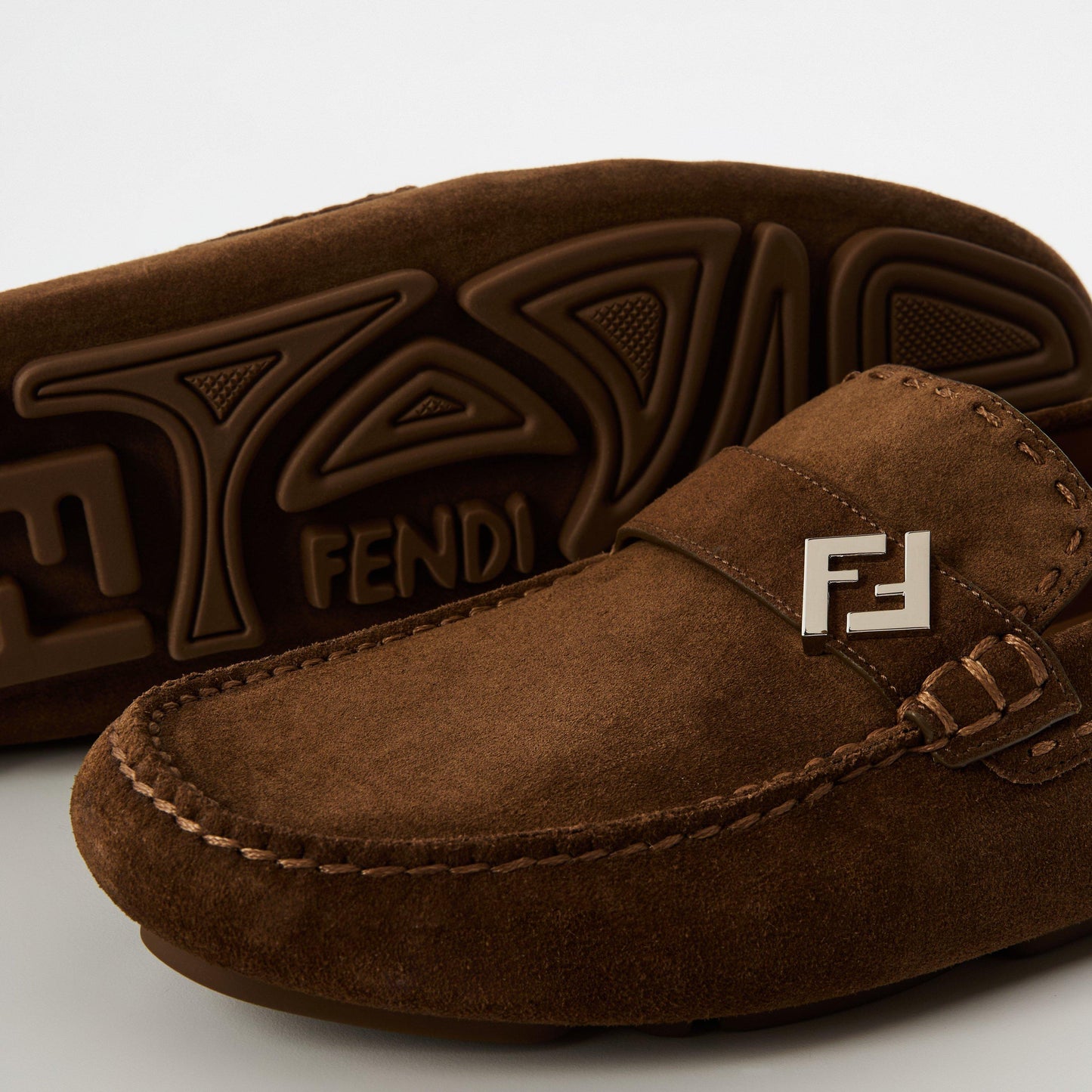 Fendi Men's Italian Slip-On Loafers