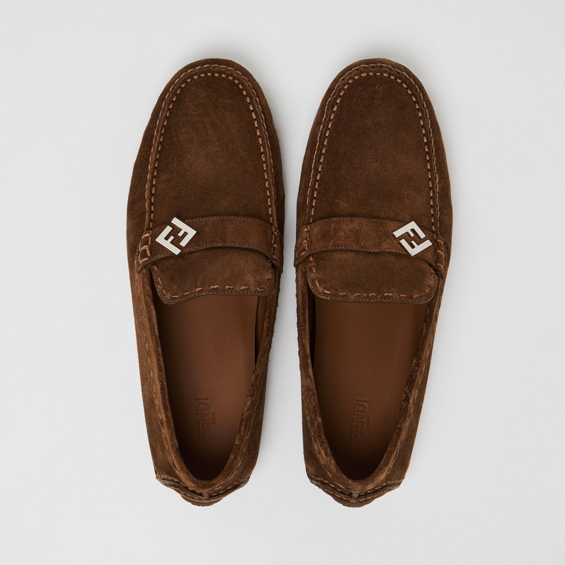 Fendi Men's Italian Slip-On Loafers