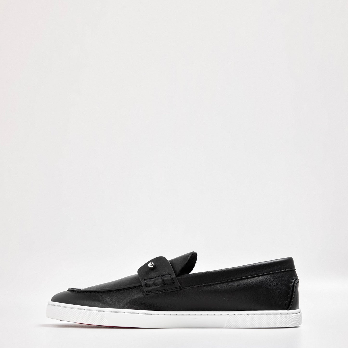 Christian Louboutin Men's Chambliboat Calf Leather Loafers