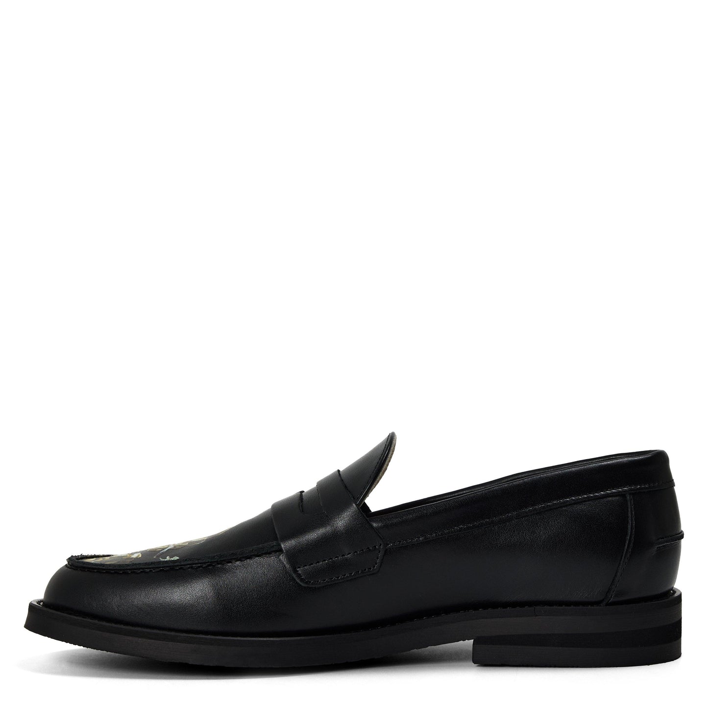 Duke and Dexter Men's Skull Penny Loafers