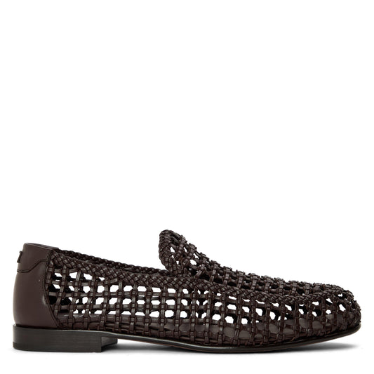 Fendi Mens Braided Loafers