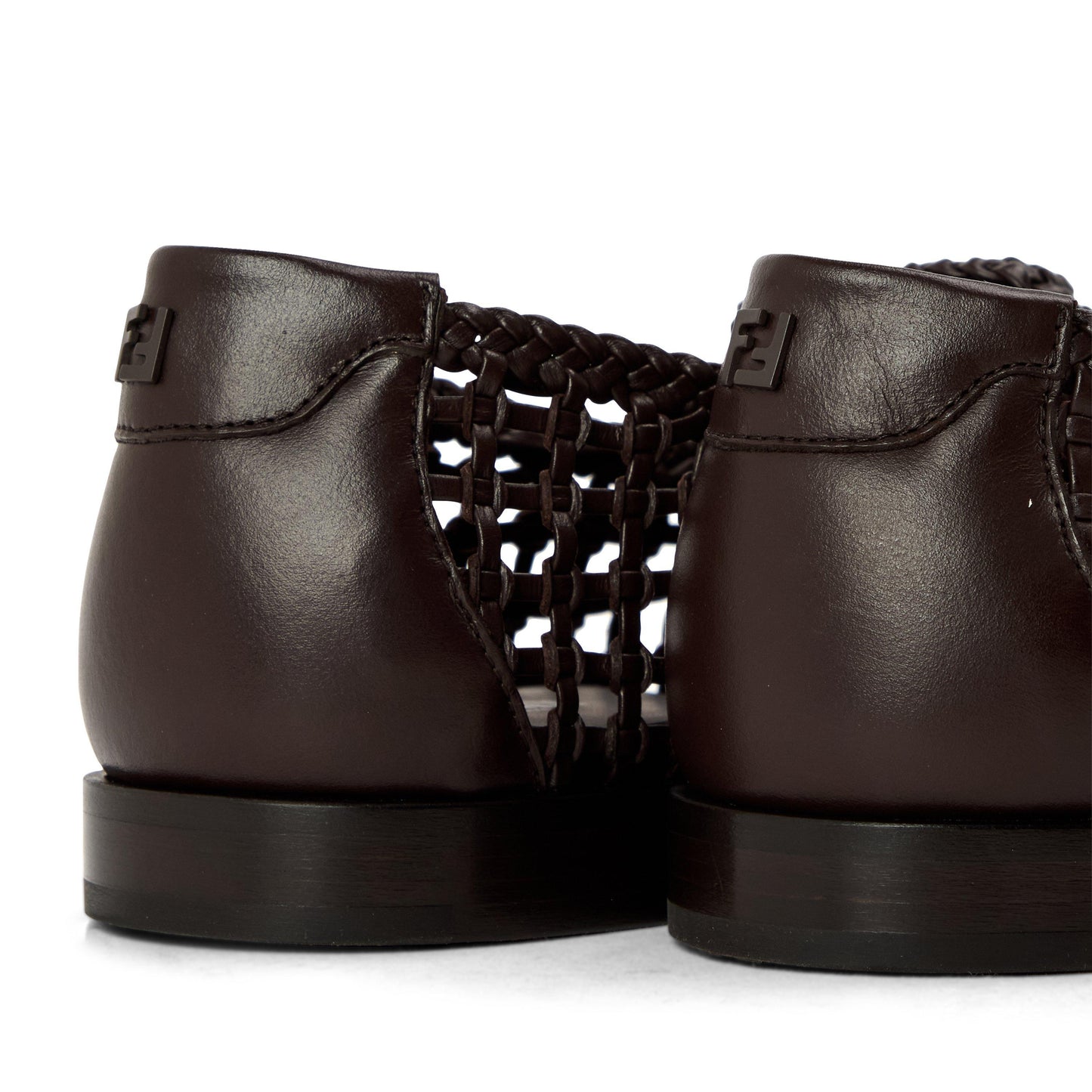 Fendi Mens Braided Loafers
