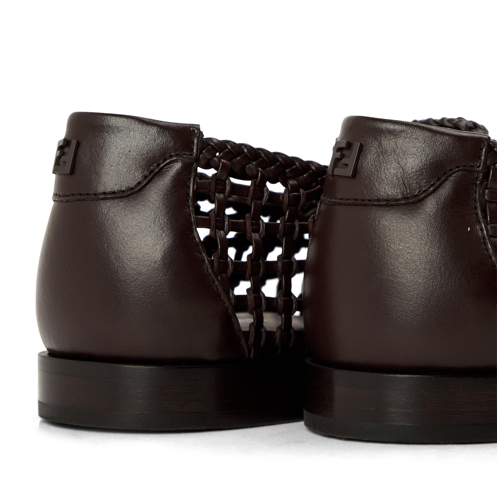 Fendi Mens Braided Loafers