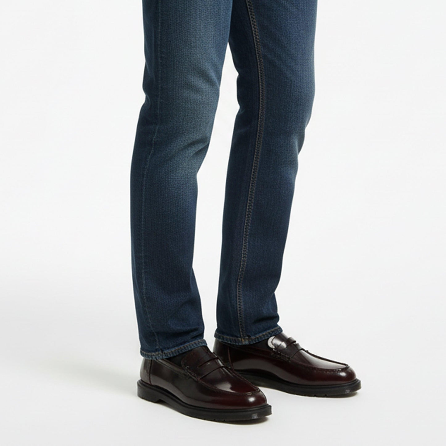 Dr Martens Mayfare Rub Off Leather Loafers