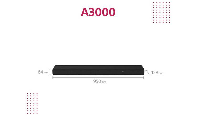 Sony HTA3000 3.1Ch All In One Bluetooth Soundbar