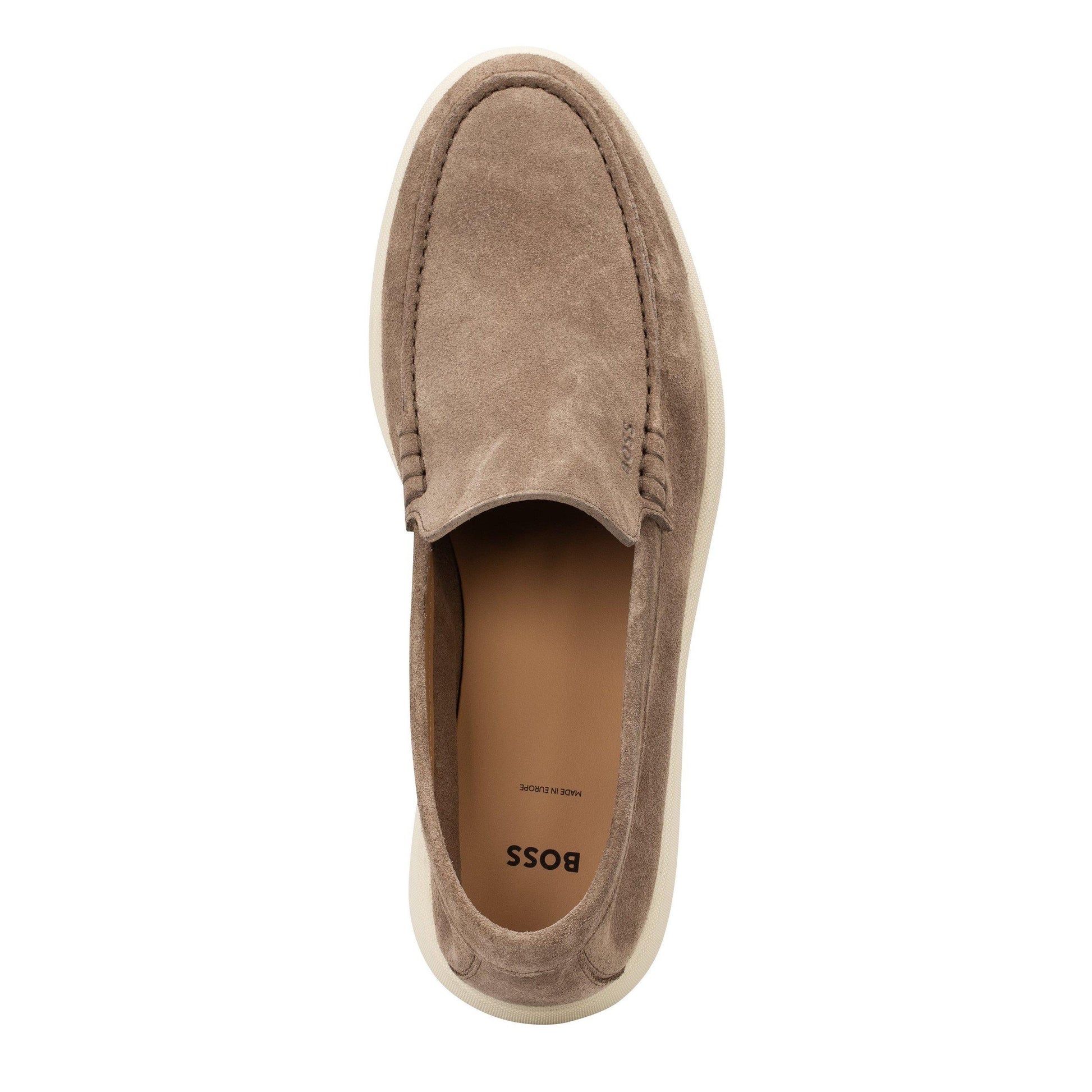 Boss Mens BOSS BLACK Loafers with Iconic Logo Detail (Sienne)