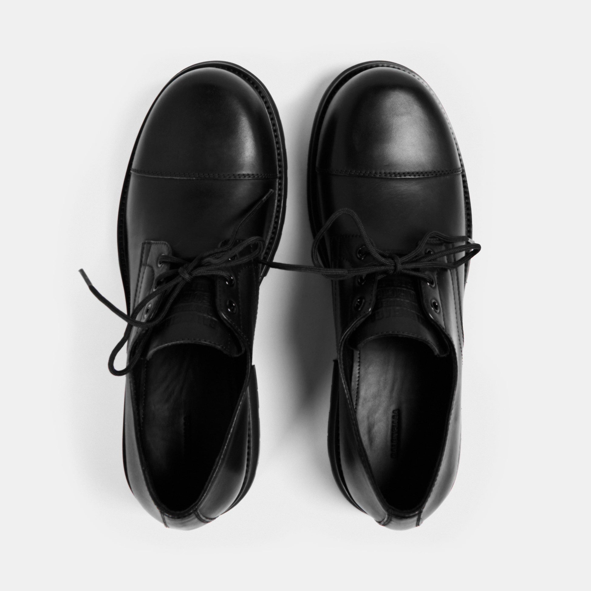 Balenciaga Men's Leather Derby Shoes