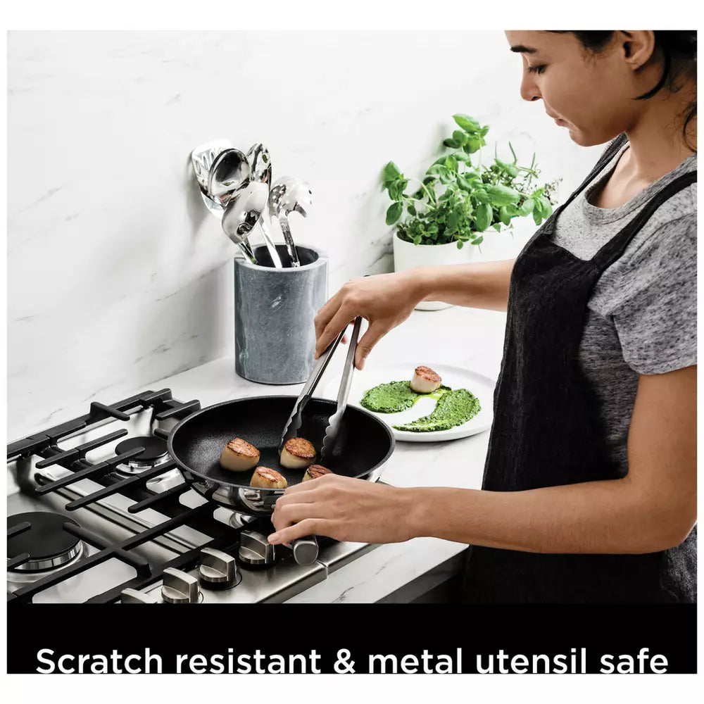 Ninja Zerostick Stainless Steel 5 Piece Non Stick Pan Set